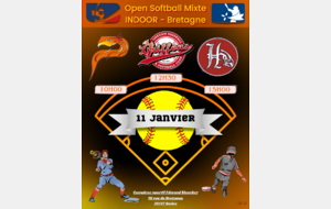 Journée 3 : Open INDOOR Bretagne - Softball