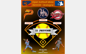 Journée 3 : Open INDOOR Bretagne - Softball