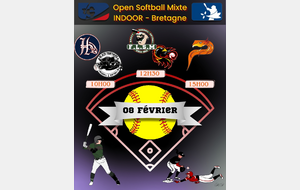 Journée 6 : Open INDOOR Bretagne - Softball