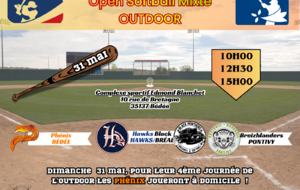 Journée 4 : Open OUTDOOR Bretagne - Softball