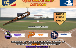 Journée 5 : Open OUTDOOR Bretagne - Softball