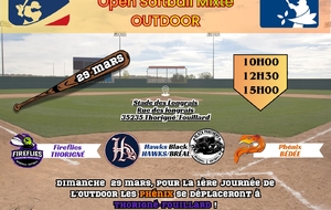 Journée 1 : Open OUTDOOR Bretagne - Softball