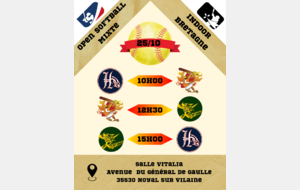 J2 - Open Softball Mixte INDOOR 2026-2027