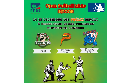 Journée 1 - Open Softball Mixte INDOOR